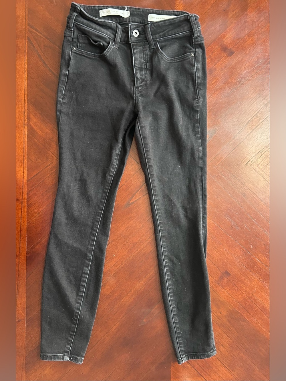 Pilcro by Anthropologie Black Skinny Stretch Jeans size 27